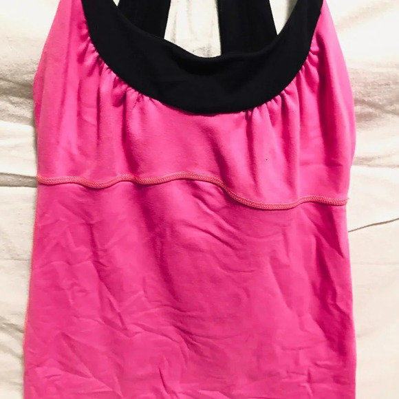 Lululemon Size  4 Tank Top Athleisure Yoga Pink Workout Top - Picture 6 of 16